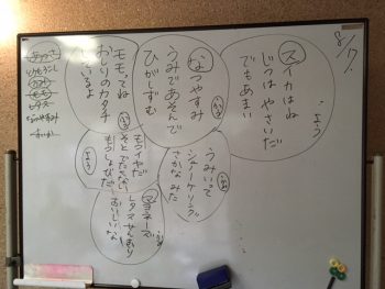 火曜日、じぶんクラスの 鈴木佳由です。